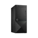 Dell Vostro 3671 N113VD3671EMEA01_W siyah masaüstü bilgisayar kasasının önden görünümü