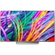 Philips 49PUS8303 Ultra HD 4K LED televizyon; canlı renkli soyut arka planlı ekran, genel renk tasarım.
