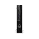 Dell OptiPlex 3080 N012O3080MFF_U siyah mini masaüstü bilgisayar, ön panel görünümü