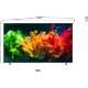 LG 85QNED81B6A Ultra HD 4K QNED TV ekranında canlı renkli mürekkep bulutları, genel renkli tasarım