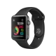 Apple Watch Series 2 42 mm uzay grisi alüminyum kasa ve siyah spor kordonlu akıllı saat