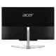 Acer Aspire C22-963 masaüstü bilgisayarın siyah arka yüzü ve gümüş renkli standı