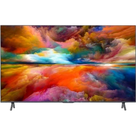 Beko B98 Q 995 X Ultra HD 4K TV, renkli manzara görüntüsü gösteren siyah çerçeveli televizyon