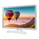 LG 24TN510S-WZ HD Ready LED televizyon, genel renk, sıcak manzara ve balonlar ekranda gösteriliyor