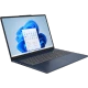 Mavi Lenovo IdeaPad Slim 3 83K20009TR iş ve ofis laptopu, açık ekranda Windows 11 arayüzüyle önden görünüm