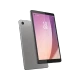 Lenovo Tab M8 4. Nesil ZABW0071TR gri tablet; ön ve arka yüzü, şık ekran tasarımı görünüyor