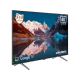 Grundig 75 GJU 8500 A Ultra HD 4K TV, siyah çerçeveli LED televizyon; dağ manzaralı ekran ve ayaklı tasarım