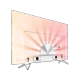 Philips 65PUS8901 Ultra HD 4K LED televizyon, genel renkli şık ekran tasarımı ve bağlantı detaylarıyla.