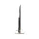 Grundig 75 GEU 8910 G Ultra HD 4K LED televizyonun ince yan profili ve metal ayak tasarımı