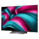 LG OLED77C54LA Ultra HD 4K OLED TV ekranında canlı pembe ve mavi soyut renkler, genel renk tasarımı