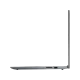 Gri Lenovo IdeaPad Slim 3 83K2001WTR010 iş ve ofis laptopu, açık halde yandan ince profil görünümü