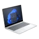 HP EliteBook 8 Flip G1i 13 AI gümüş iş ofis laptopu, açılmış klavye ve Windows arayüzü görünüyor.