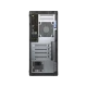 Dell Optiplex 5050 masaüstü bilgisayarın siyah kasası ve bağlantı portları bulunan arka görünümü