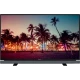 Arçelik A49L 5740 4B Full HD LED televizyon, palmiye ağaçları ve şehir manzarası gösteren ekran