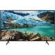 Samsung 55RU7172 Ultra HD 4K LED TV; buzul manzaralı ekranıyla vitrin ürün görünümü, genel renk.