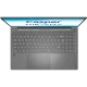 Casper X600 1215-8P00T-G-F gri iş ve ofis laptopu; açılmış klavye ve ekran görünümü