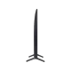Samsung 55TU7000 Ultra HD 4K LED televizyonun ayakta siyah tasarımı, ince ekran görünümü