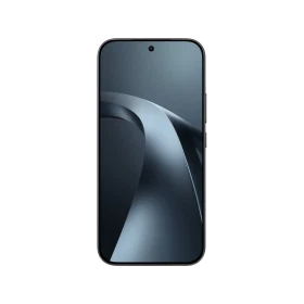 Xiaomi 17T siyah akıllı telefon, önden görünümde geniş ekran ve ince çerçeve tasarımıyla sunuluyor