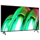 LG OLED48A29LA Ultra HD 4K OLED TV, genel siyah gövde üzerinde canlı renkli ekran görünümü