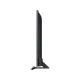 Samsung 78JU7500 Ultra HD 4K LED televizyon, siyah renkli düz ekran ve ayak bağlantısı görünümü