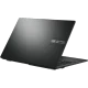 ASUS Vivobook Go 15 E1504GA-NJ251 siyah iş ve ofis laptopu, açılmış ekran ve klavye görünümü