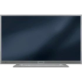 Grundig G32 LS 5533 HD Ready LED televizyon, gümüş renkli çerçevesi ve ayak standıyla önden görünüm