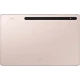 Samsung Galaxy Tab S8 Wi‑Fi pembe tablet arka yüzü, AKG yazısı ve kamera üst hoparlör detayı görünüyor