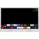 Vestel 32H9520B HD Ready beyaz LED televizyon, ekranda uygulama menüsü ve yayın bilgileriyle.