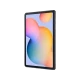 Samsung Galaxy Tab S6 Lite LTE 2024 64 GB 4G gri tablet, parlak ekranlı ön görünüm