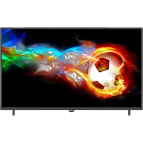 Axen Ilgaz LED AX49DIL075 49 inç Full HD televizyon, ekranda renkli futbol topu ve ışık efektleri