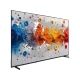 Vestel 75QG9840 Ultra HD 4K QLED televizyon, renkli soyut görüntü gösteren ince ekran tasarımıyla