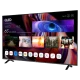 Sunny SN65QMN252 Ultra HD 4K TV, siyah çerçeveli 65 inç ekranında webOS arayüzünü gösteriyor