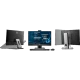 Dell OptiPlex 5480 N006O5480AIO masaüstü bilgisayarın ön, arka ve yan görünümleri, klavye ve standıyla birlikte