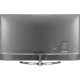 LG 49UK7550PLA Ultra HD 4K LED televizyonun arka paneli, genel renkli bağlantı noktaları görülür.