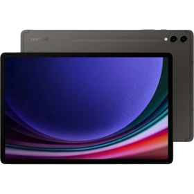 Samsung Galaxy Tab S9+ Wi-Fi 512 GB gri tablet, geniş ekran ve çok renkli arayüz görünümlü.