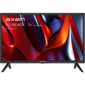 Axen AX24LED09 HD Ready 24 inç LED televizyon, siyah çerçeveli ve ayaklı tasarım