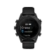 Siyah Garmin MARQ Commander Gen 2 akıllı aktivite saati, Tactical ve Jumpmaster ekranı açık, önden görünüm