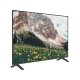 Sunny SN55FMN501 Ultra HD 4K TV, dağ ve çiçek manzarası gösteren siyah televizyon