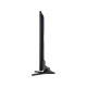 Samsung 55KU6070 Ultra HD 4K LED televizyonun siyah ayaklı yan görünümü, genel renk uyumlu