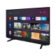 Grundig 65 GGU 7880 B Ultra HD 4K LED televizyon, siyah çerçeveli ekranda akıllı TV menüsüyle