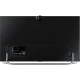 Samsung 75F8000 Full HD FHD LED televizyonun siyah arka paneli, bağlantı girişleriyle birlikte gösteriliyor