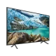 Samsung 65RU7105 65 inç Ultra HD 4K LED Televizyon, siyah çerçeveli şık tasarım ve buz manzaralı ekran