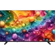 Vestel 50UT9840 Ultra HD 4K LED televizyon, renkli kozmik görüntü gösteren ince siyah ekran.
