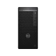 Dell OptiPlex 5090 N208O5090MT_UBU siyah masaüstü bilgisayar kasası, ön panel bağlantılarıyla birlikte