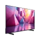 Vestel 50UA9740 Ultra HD 4K LED televizyon, renkli geometrik manzara gösteren ince ekranlı TV