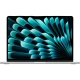 Apple MacBook Air M4 13.6 inç gümüş laptop, önden açık ekranlı ana ürün görünümü