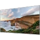 LG 60UH770V Ultra HD 4K LED televizyon ekranında sahil manzarası, genel renkli düz panel