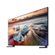 Samsung 98Q900R Ultra HD 8K QLED TV siyah ekranda canlı manzara görüntüsü, genel renkli tasarım