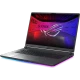 Asus ROG Strix G18 G815JMR-S9035 siyah oyuncu laptop, RGB aydınlatmalı klavye ve canlı ekran arayüzü