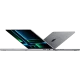 Apple MacBook Pro M2 Pro 12CPU 19GPU 14.2 inç gri laptop, açık ekran ve arka kapak görünümüyle yan açıdan